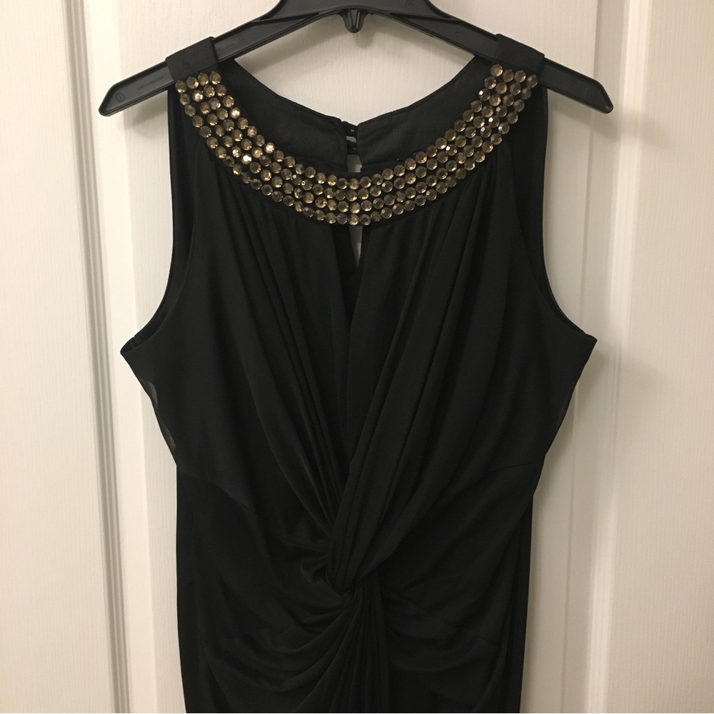 Black Drapery Dress - Picture 2 of 12